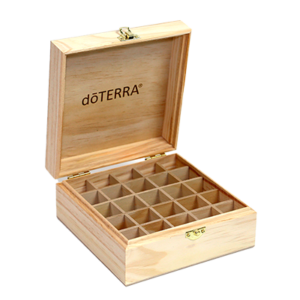 Caja de madera para aceites esenciales en Salud Esencial Estados Unidos