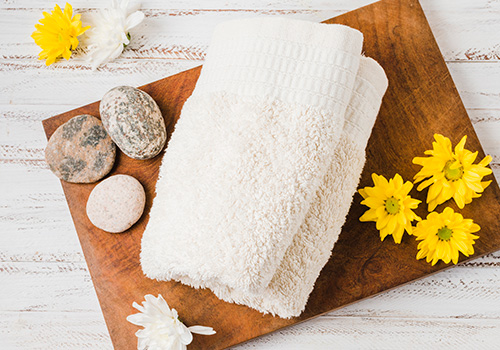 Compresas de aromaterapia con aceites esenciales