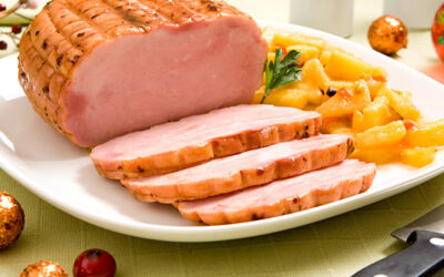 Glaseado de jamón con aceites esenciales