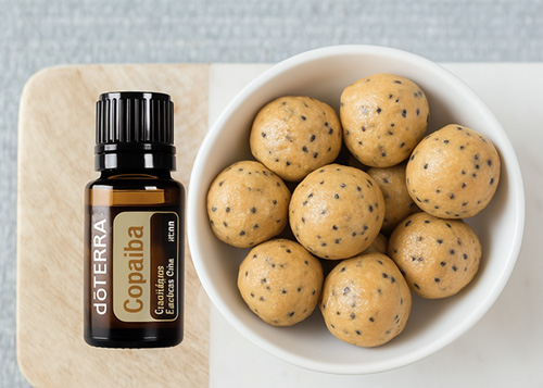 Bolitas de proteína con aceite esencial de Copaiba